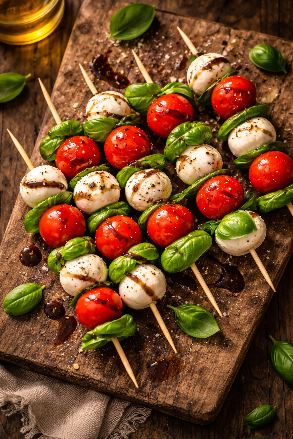Garden Caprese Skewers